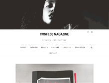 Tablet Screenshot of confessmagazine.com